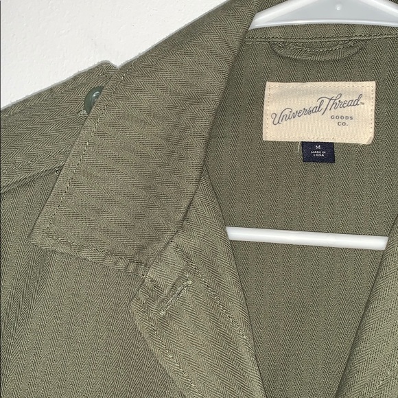 Dark Green Cutoff Jacket - Picture 4 of 4